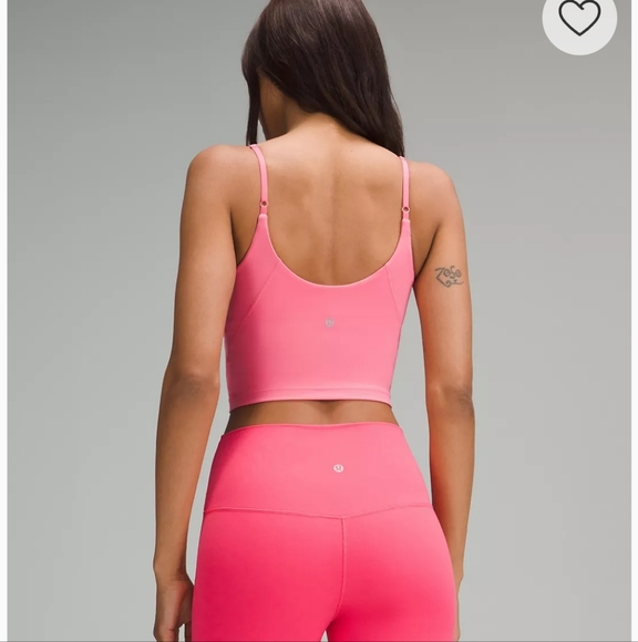 New with tags! Lululemon align cami tank Sakura pink size 4 - Picture 3 of 5